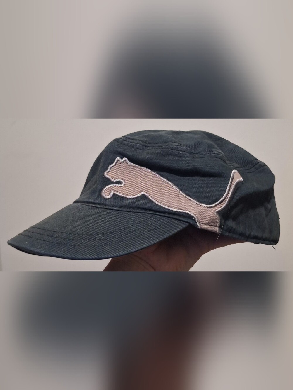 Puma Men's Cap with Light Beige Puma Logo